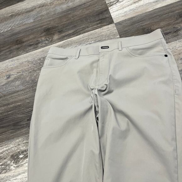 Public Rec Dealmaker Tan Mens 34x29 Flat Front Performance Stretch Dress Pants - Picture 5 of 16